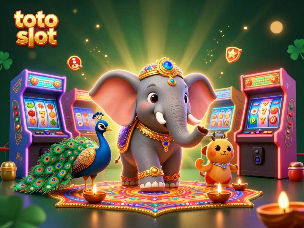 Spin to win big with toto slot in a vibrant casino scene featuring dynamic characters.