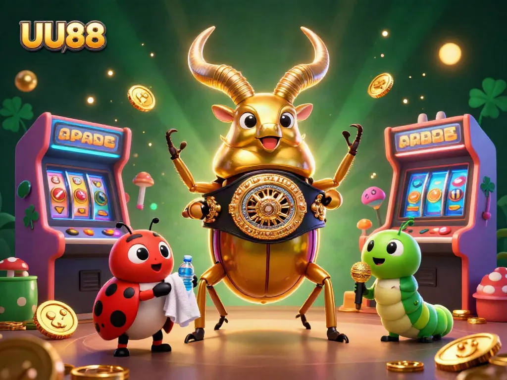 Experience excitement at UU88 casino with dynamic gaming characters and vibrant elements.