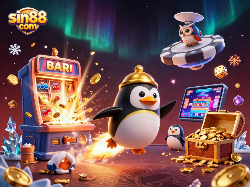 Experience thrilling action with sin88 com in a vibrant casino-themed space adventure.