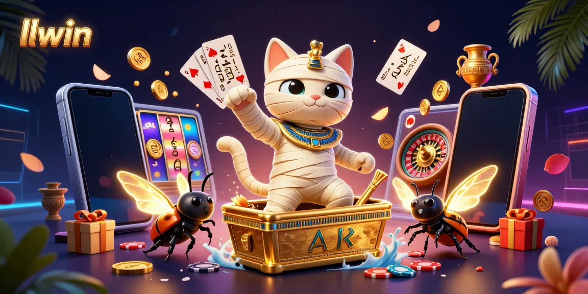 Experience thrilling gaming adventures at llwin with a vibrant 3D casino scene full of excitement.