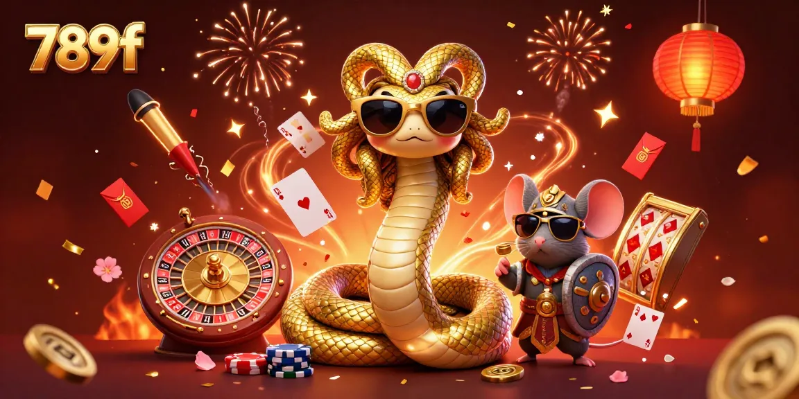 Engage in vibrant casino action with 789f's Medusa and gaming elements like poker and roulette.