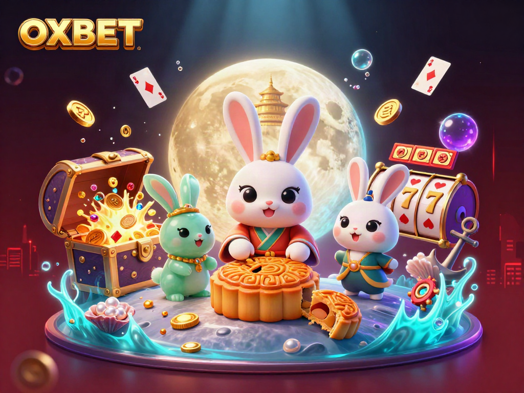 Engage with OXBET's vibrant casino world featuring delightful characters and exciting gambling elements.