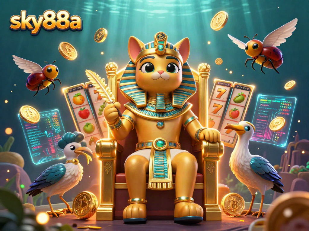 Experience immersive slot gaming at sky88a with captivating characters and vibrant visuals.