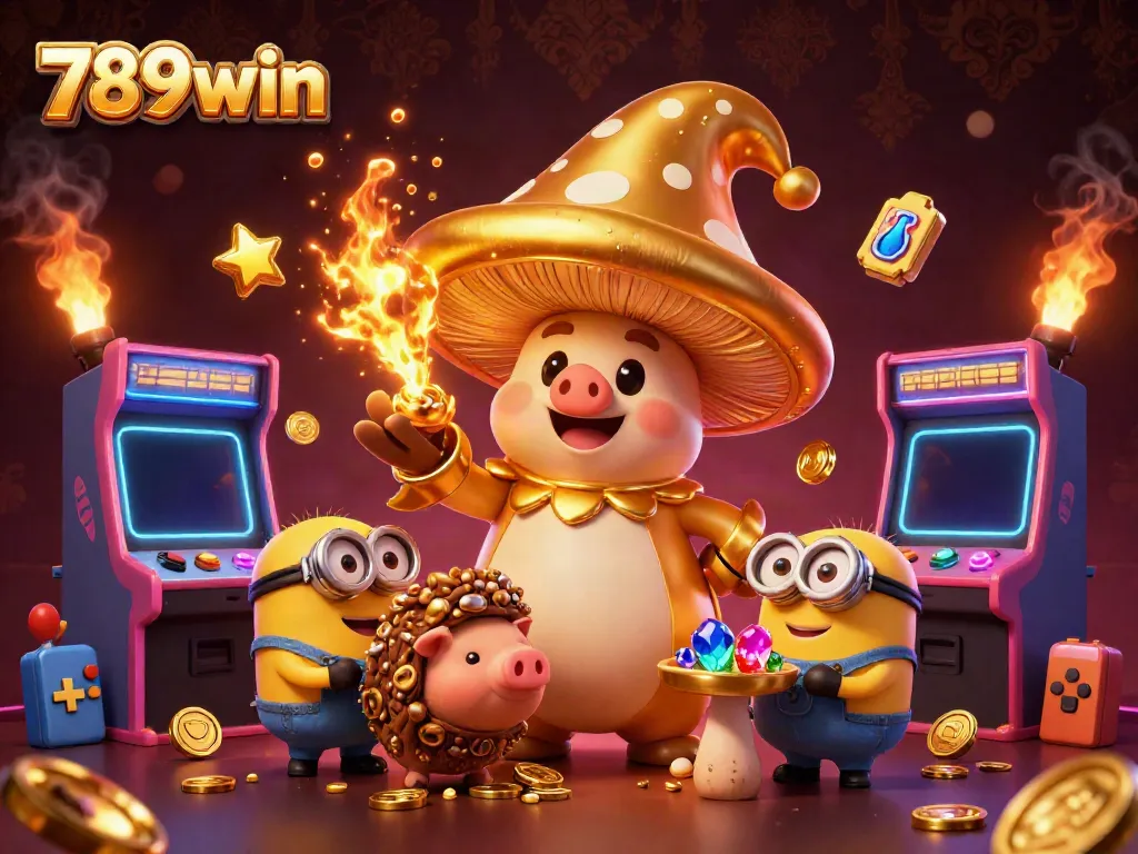 Experience thrilling adventures at 789win with golden magic and vibrant game elements.