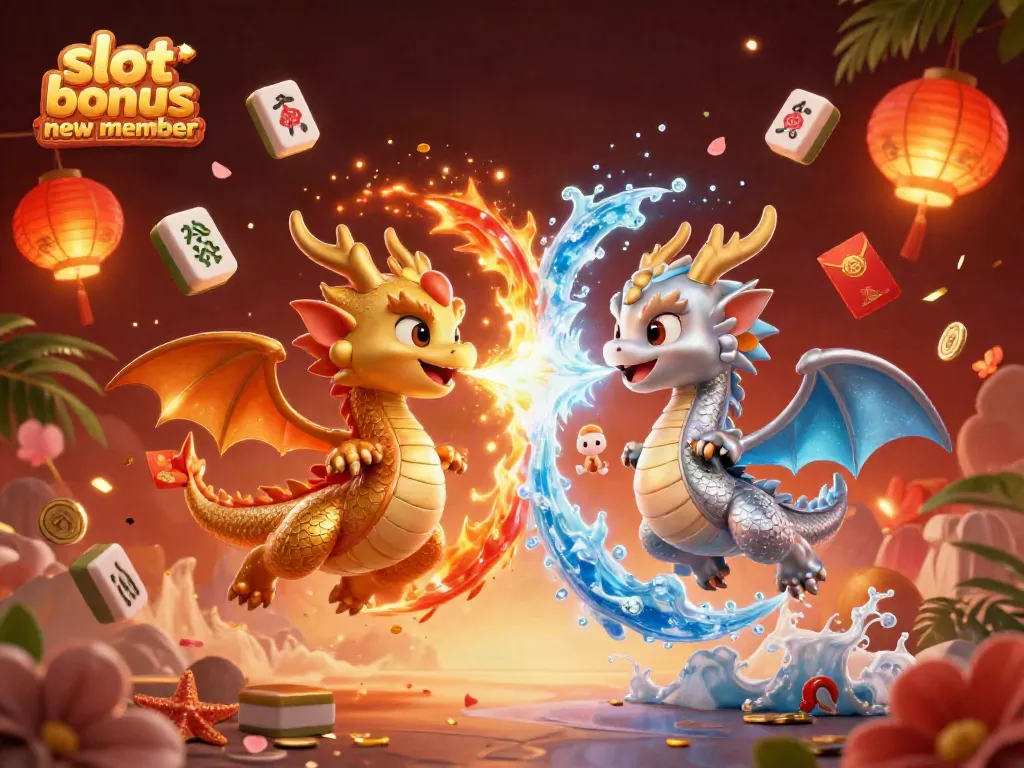 Engage with the immersive slot bonus new member atmosphere featuring dynamic 3D dragons and casino elements.