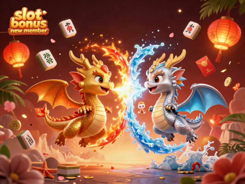 Engage with the immersive slot bonus new member atmosphere featuring dynamic 3D dragons and casino elements.