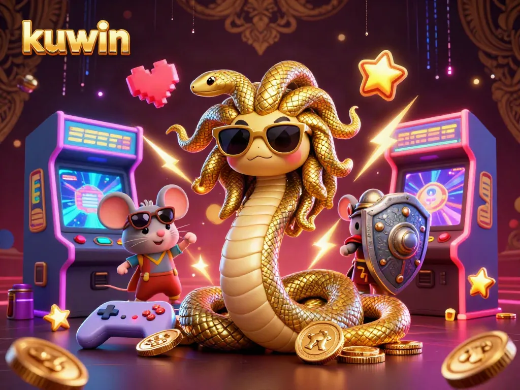 Kuwin brings to life a vibrant casino scene with dynamic characters and gaming elements.