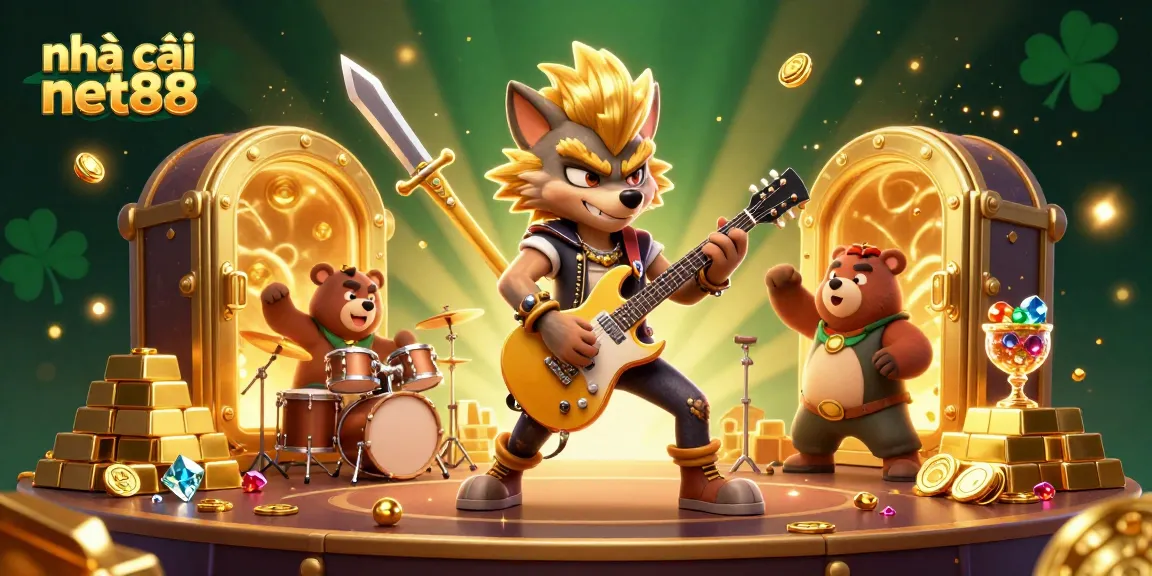 Experience the thrill of nhà cái net88 through vibrant casino elements and dynamic characters in action.