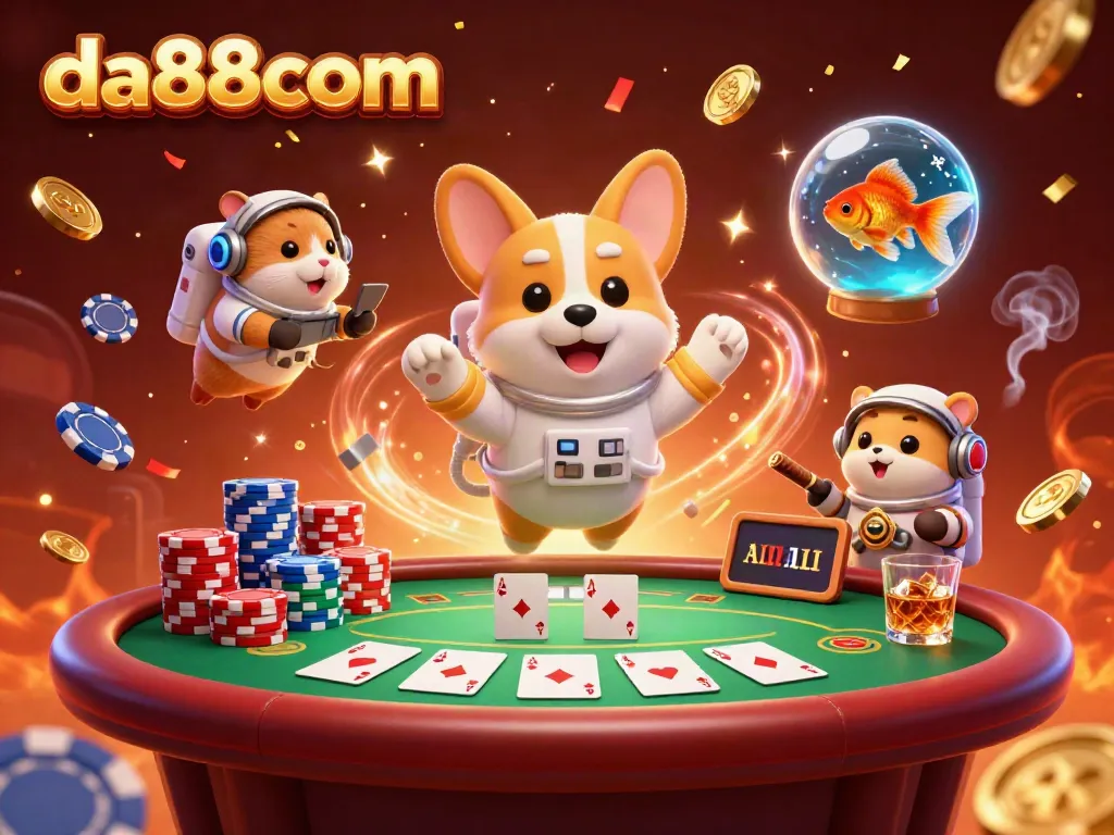 Experience thrilling gameplay at da88com with vibrant casino scenes and dynamic characters.