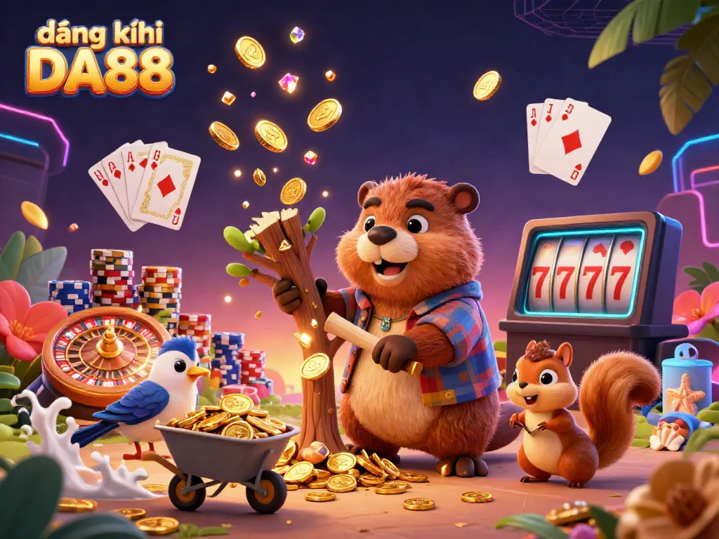Experience exciting đăng ký DA88 casino action with vibrant characters and gleaming gems!